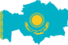 mapaKazachstan